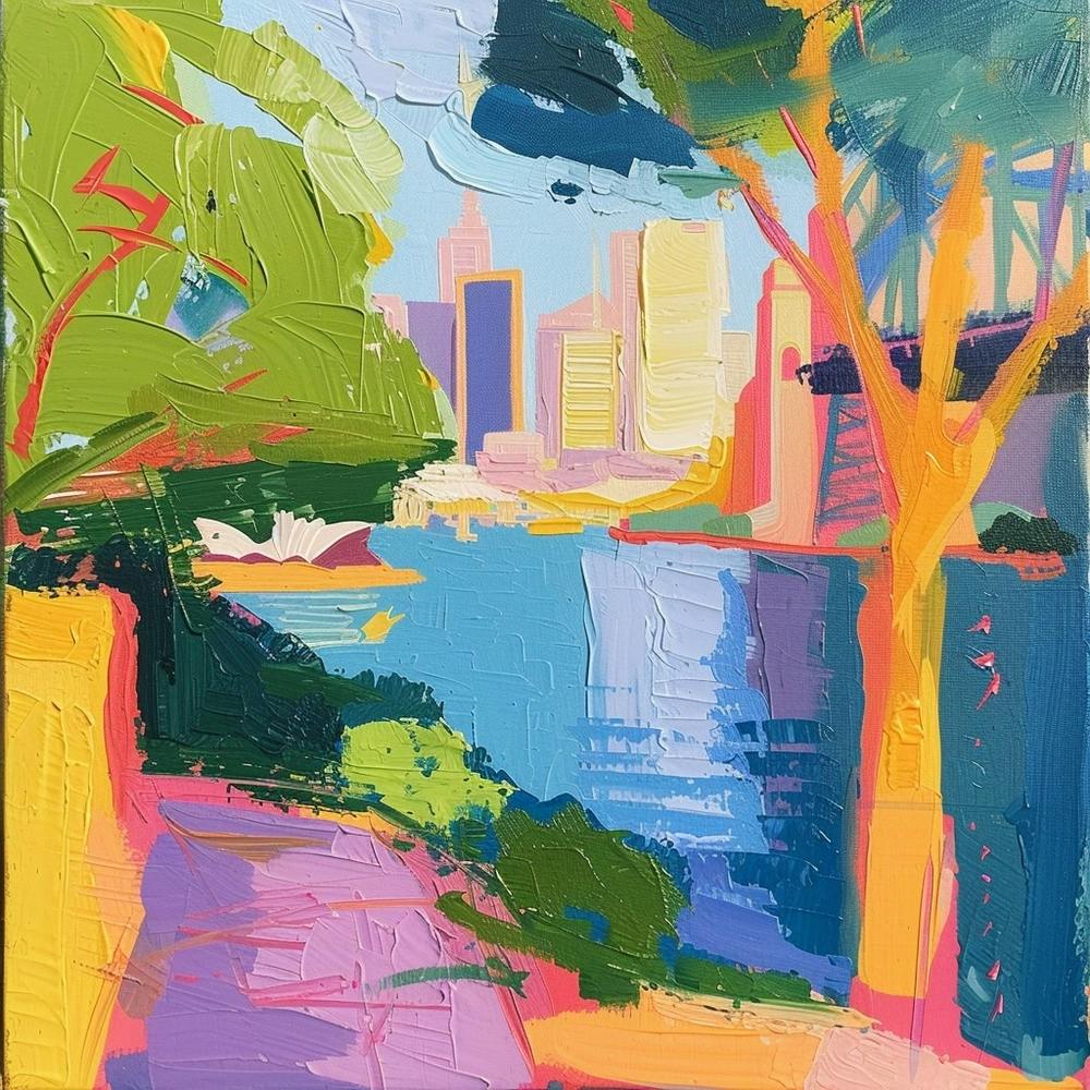 Abstract Travel Collection Sydney Australia 5