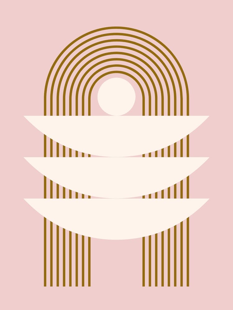Mid Century In Pink
