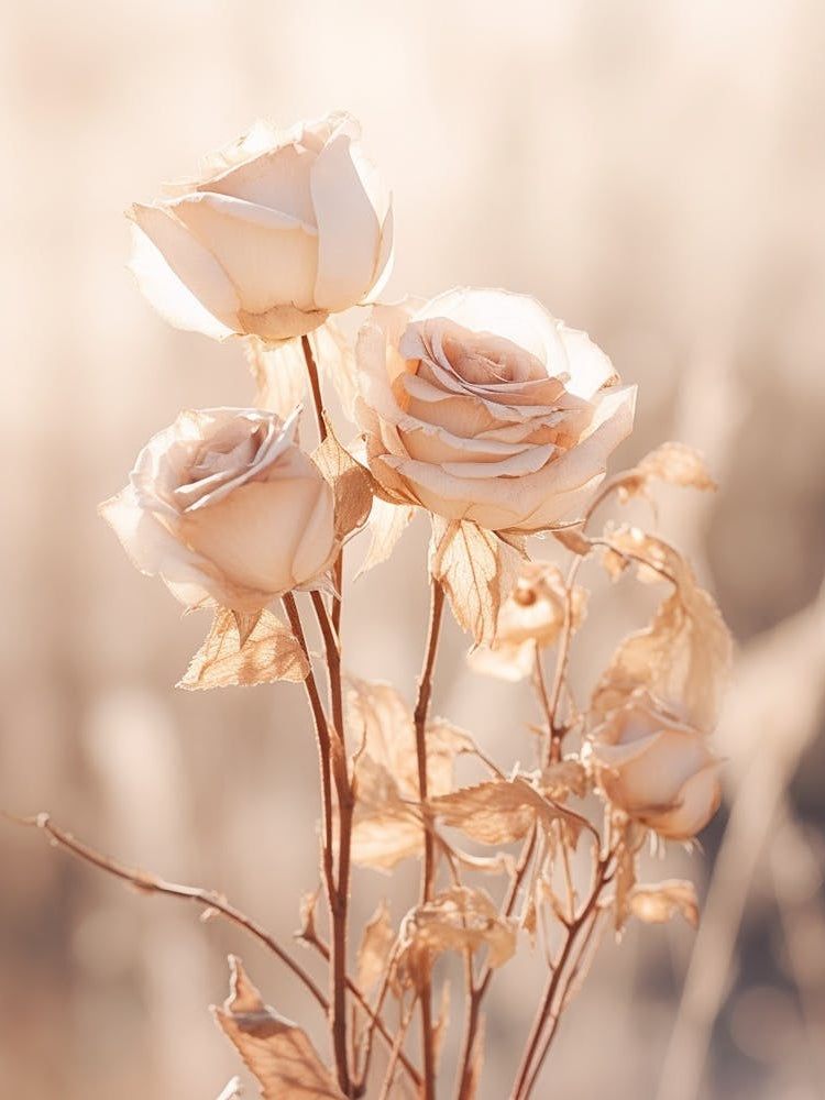 Boho Dried Flowers Rose 4