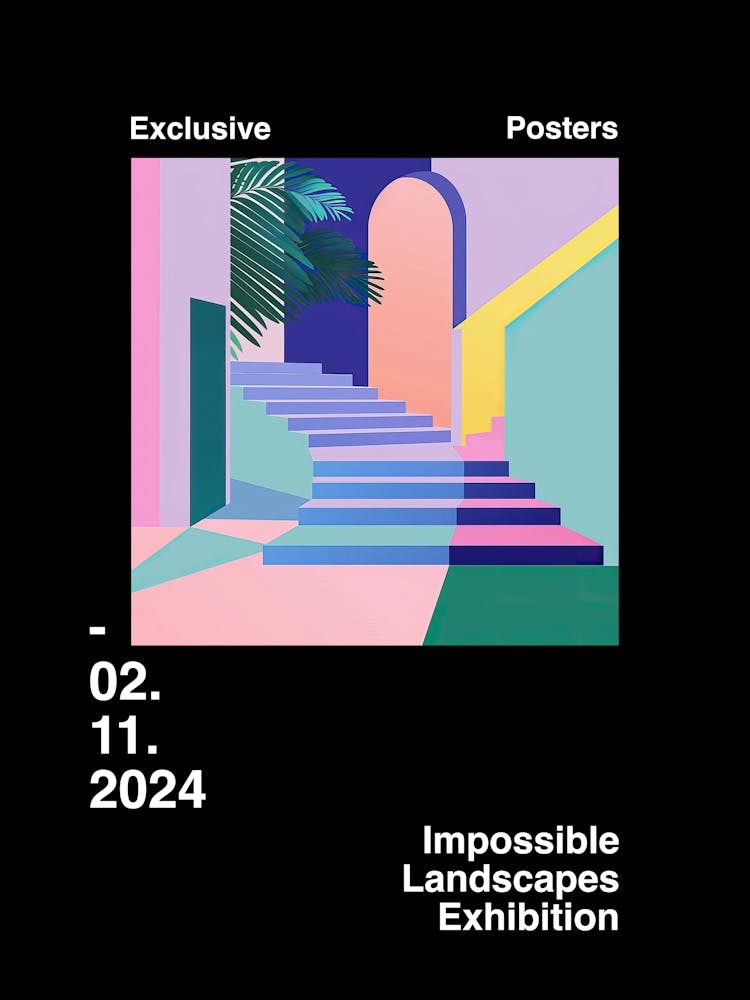 Impossible Landscapes Exhibition Archive Poster 3