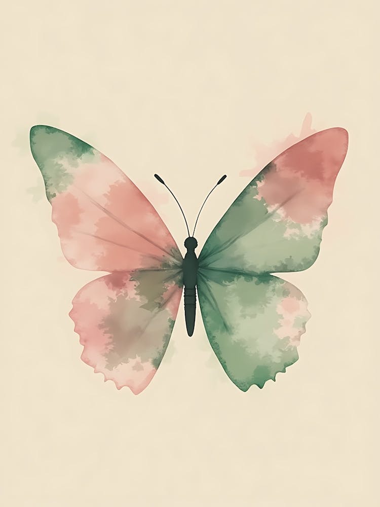 Modern Wildflowers in Dusty Peach