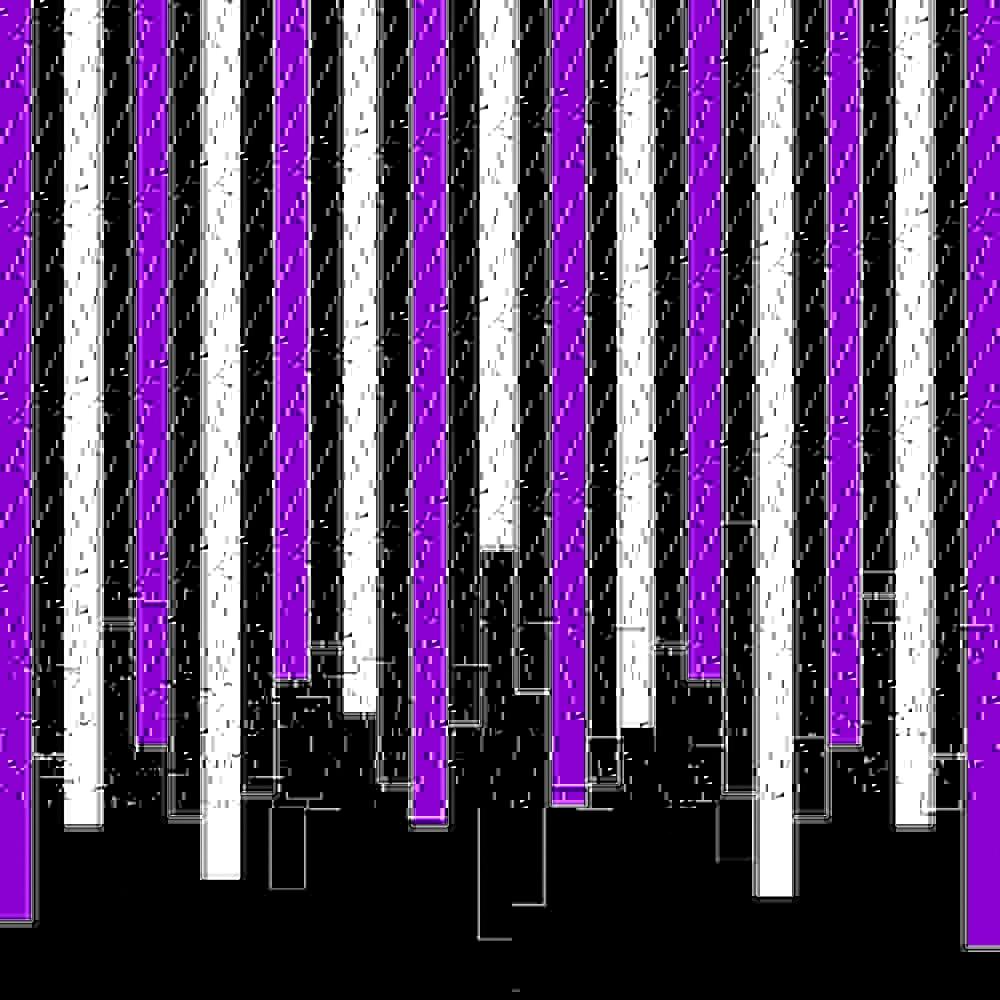 Purple And White Bar Codes