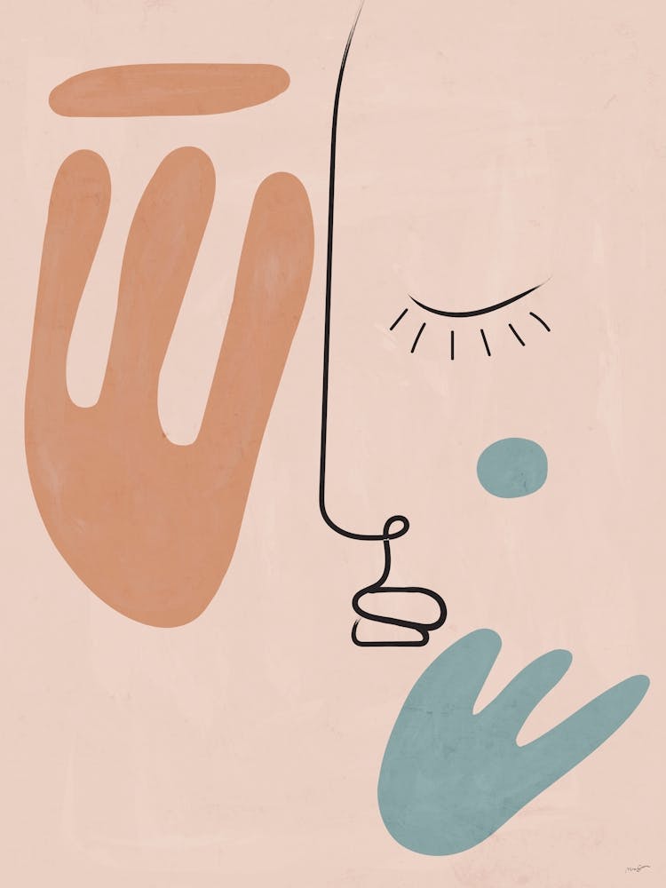 Abstract Portrait Of A Face 2