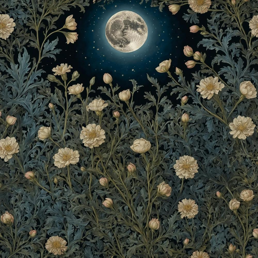 Experience The Magic Of William Morris Full Moon