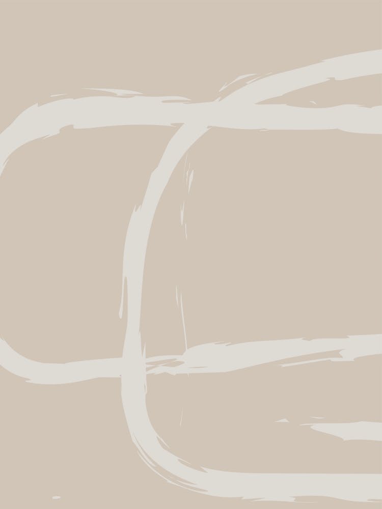 Beige Abstract Painting