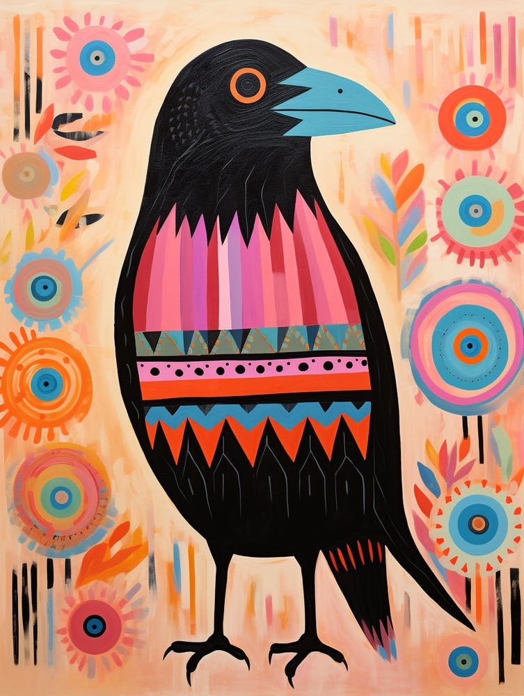 Pink Scandi Raven 3
