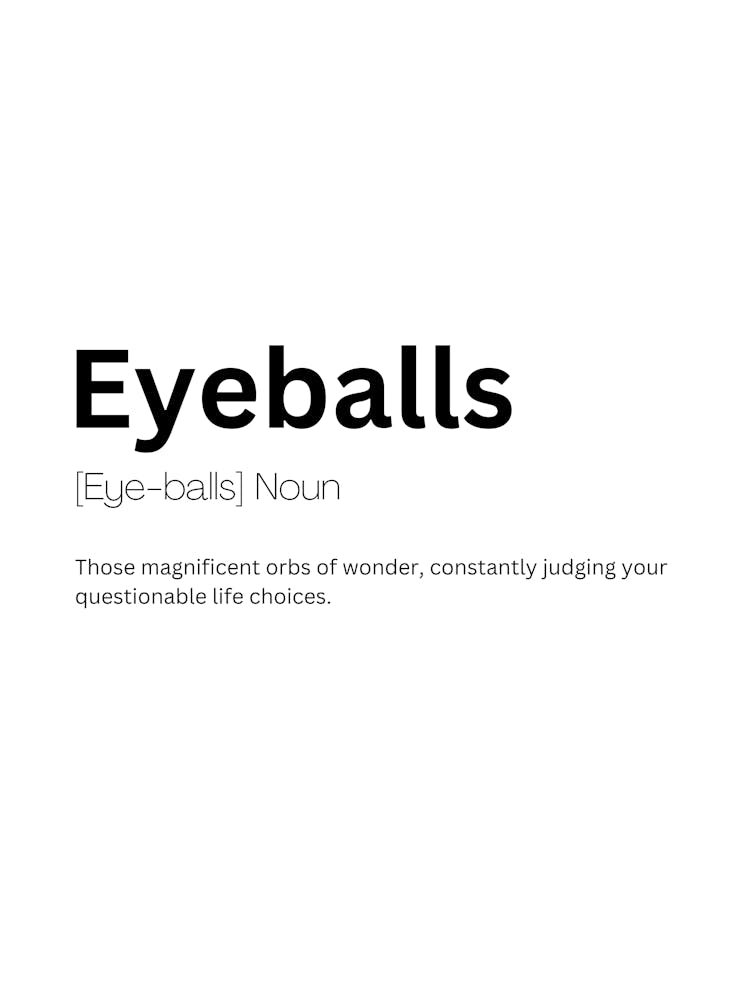 Eyeballs Definition Meaning 1