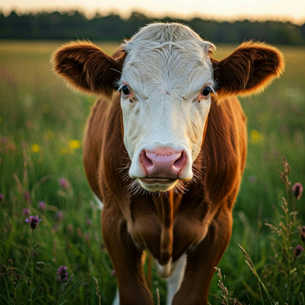 Vache Dans Un Champ 2