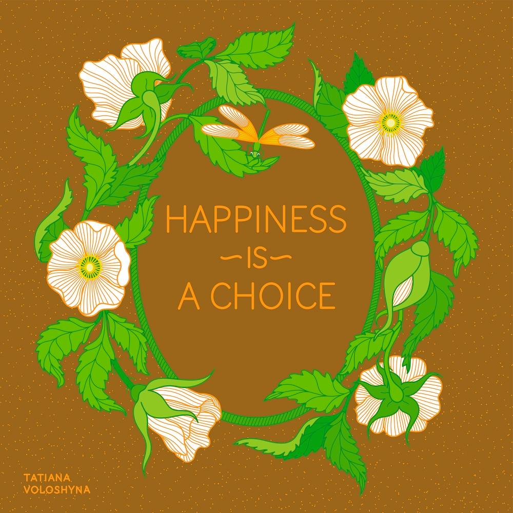 Happiness Is A Choice Square