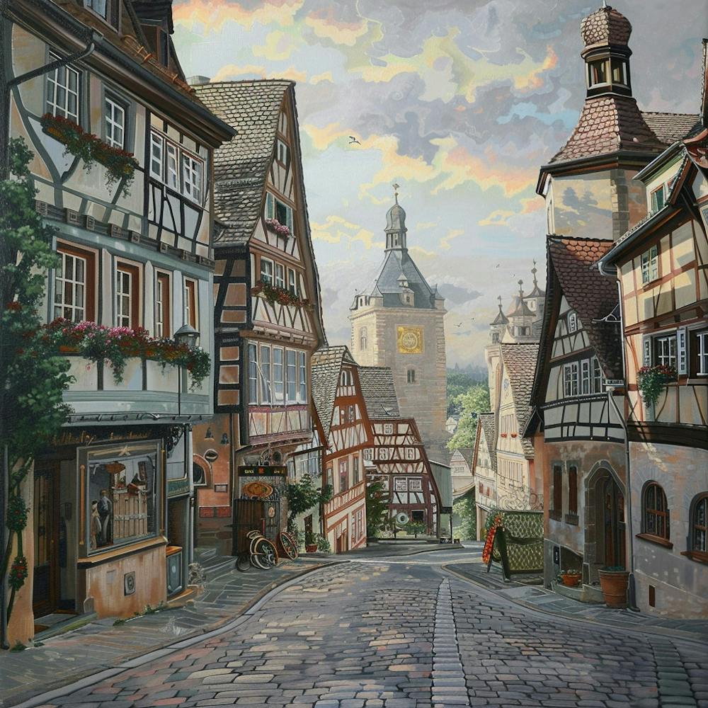 Small Town In Germany