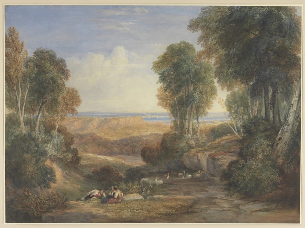 The Junction Of The Severn And The Wye With Chepstow In The Distance, David Cox
