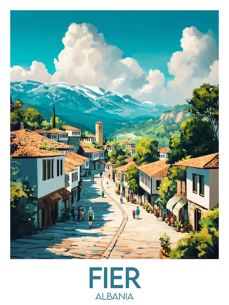 Affiche de voyage Fier