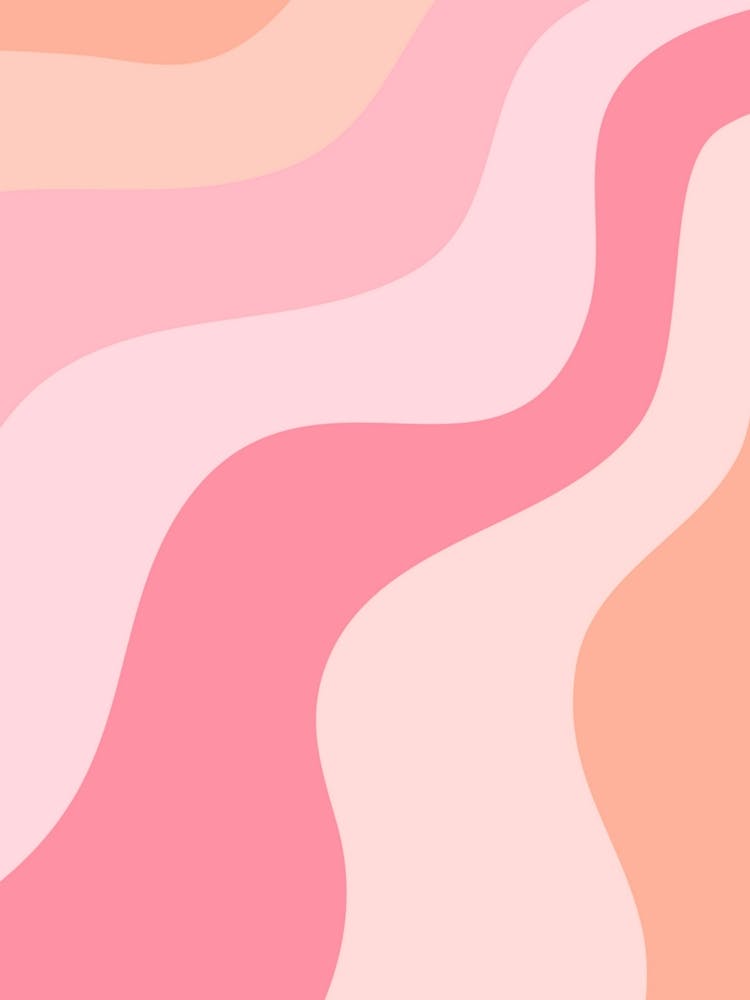 Pink Wavy Wallpaper