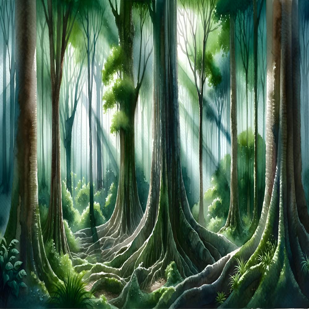 Wald Metallbild