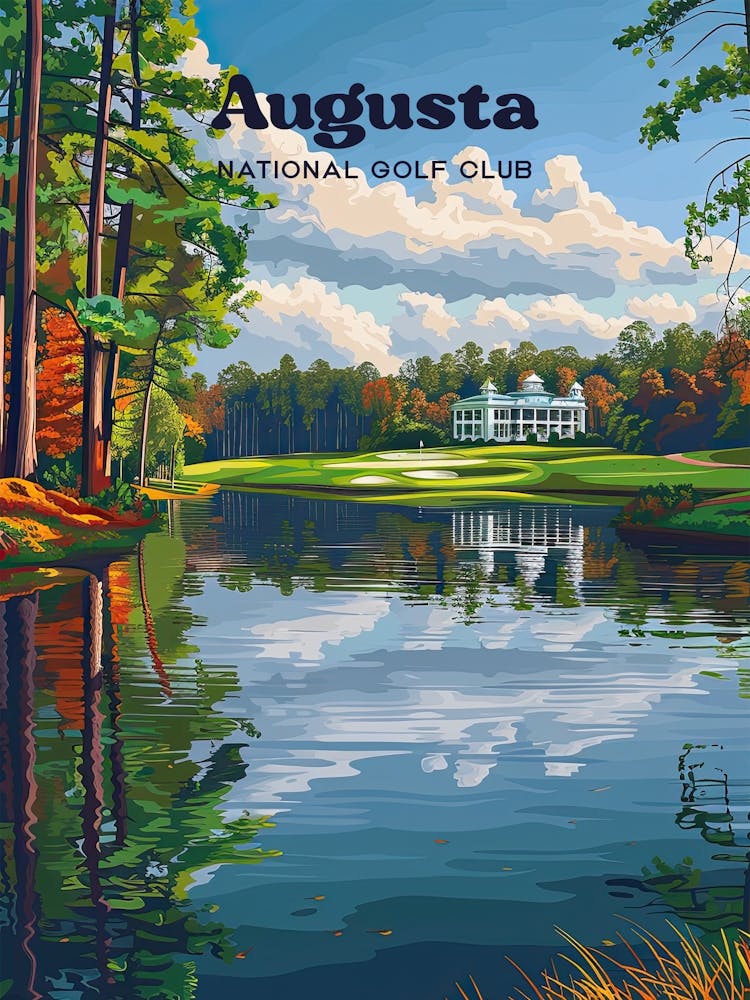 The National Masters Tournament Travel Illustration