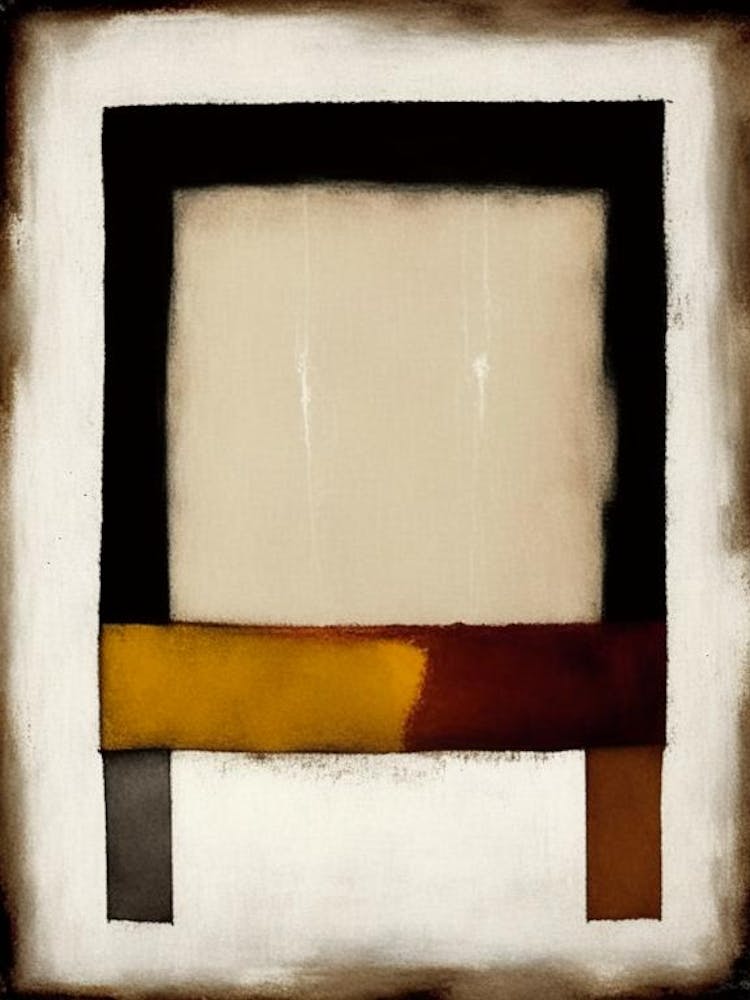 Courage Symbol 1, Symbol Abstract Painting