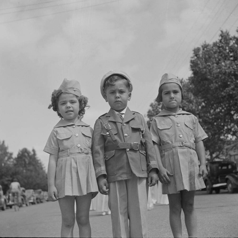 In The Parade Of The Fiesta Of The Holy Ghost, Santa Clara, California By Russell Lee