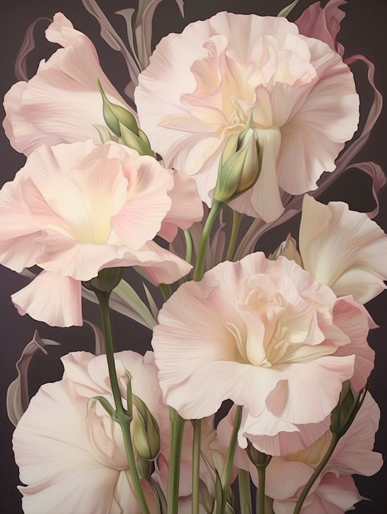 Floral Illustration Lisianthus 2