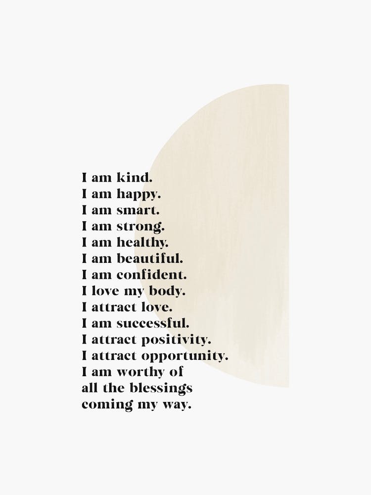 Affirmations Black