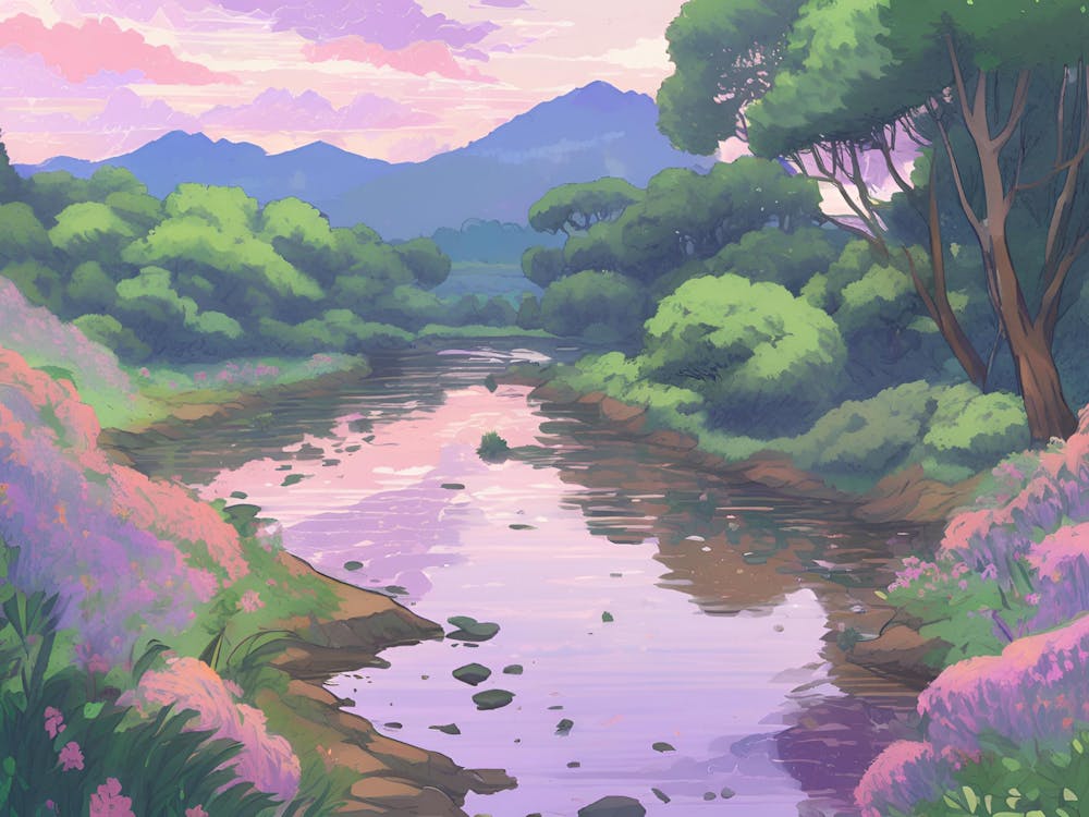 River In The Mountains