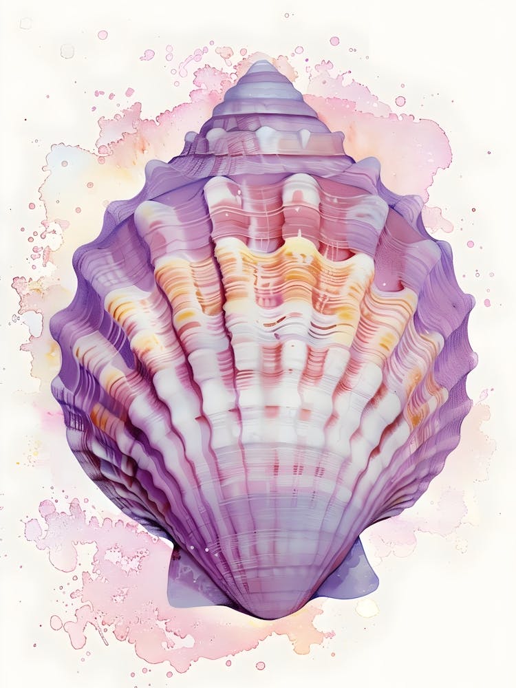 Purple Seashell 1