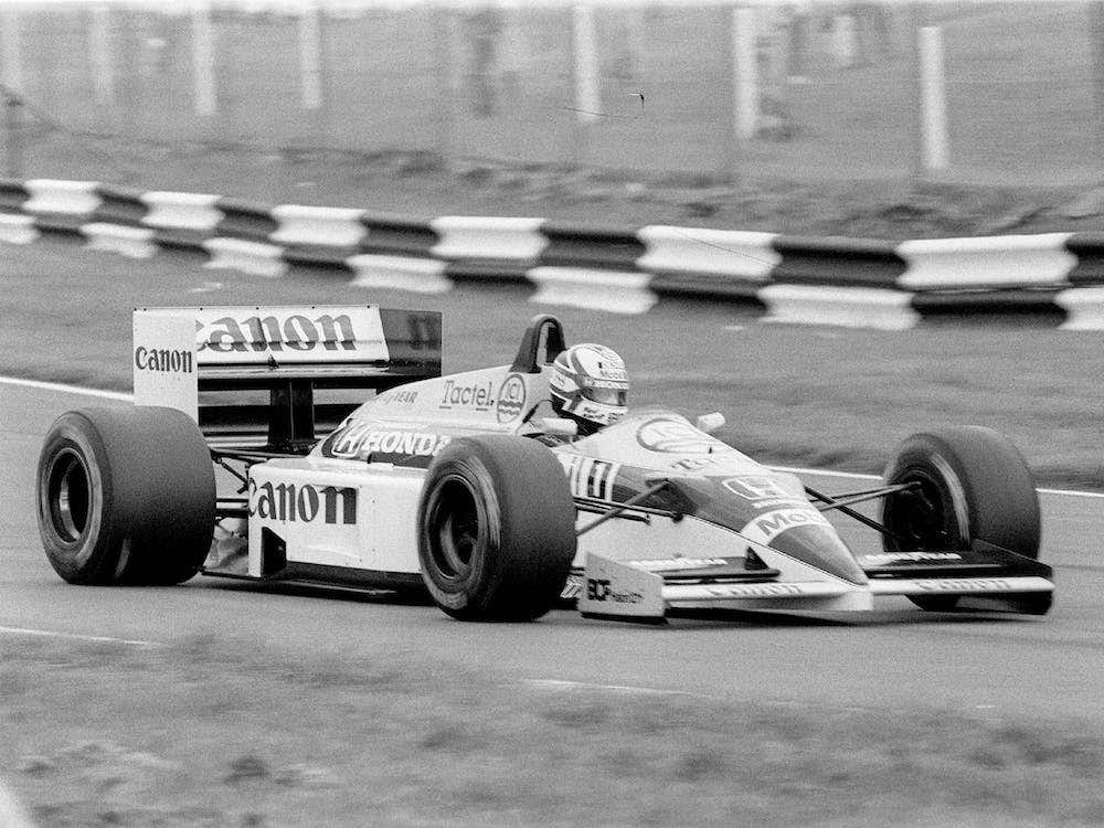 British Racing Driver Nigel Mansell, 1986