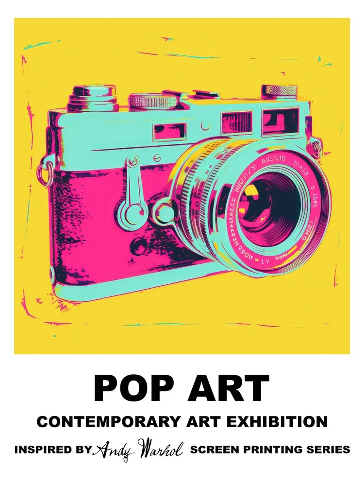 Retro Camera Pop Art 3