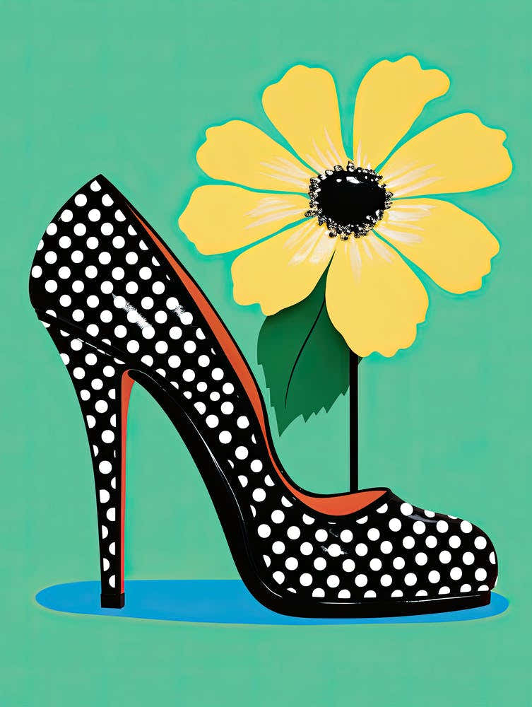 Sole Elegance: Woman's High-Heel Artistry