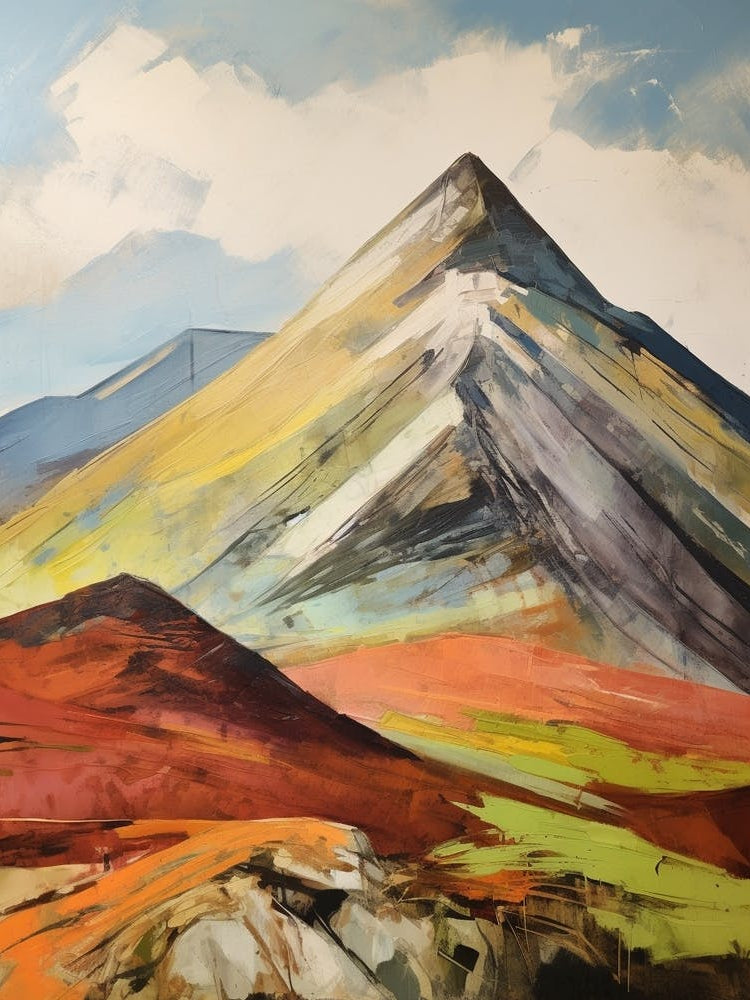 Stob Binnein Scotland 2 Mountain Painting
