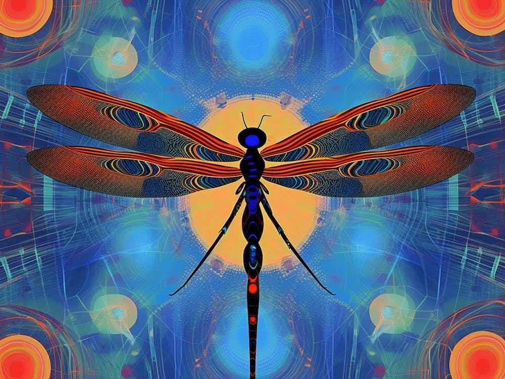 Dragonfly Geometric Wandering Gilder 2