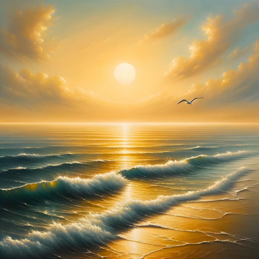 Sunset On The Beach
