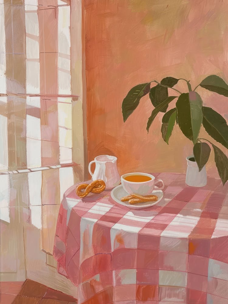 Pink Breakfast Food Pretzels 3