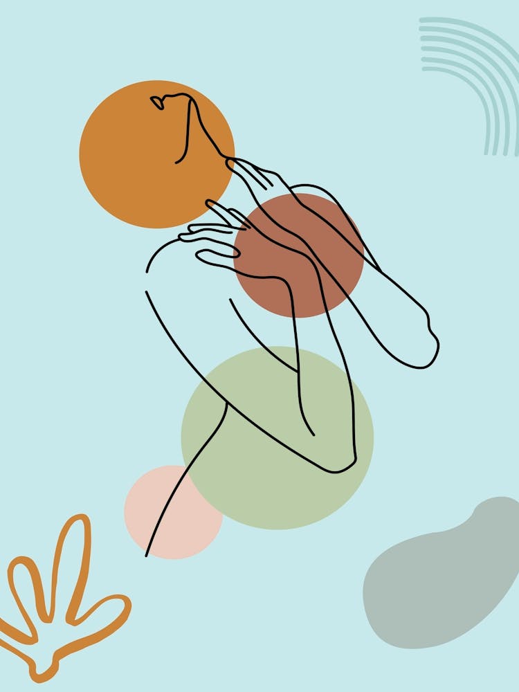 Woman'S Body. Boho woman — boho poster, boho wall art