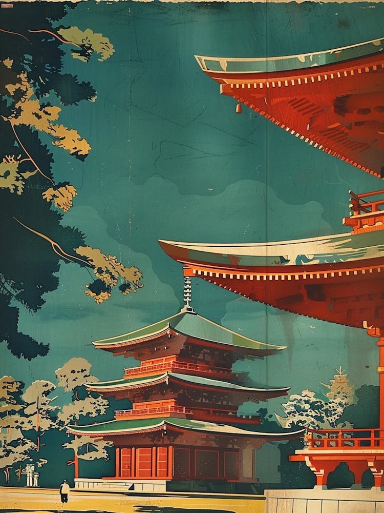 Todai Ji Temple Mid-Century Moderne 1