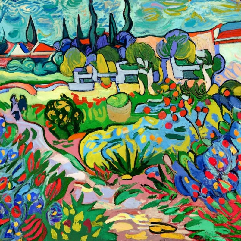 In The Garden van gogh wall art