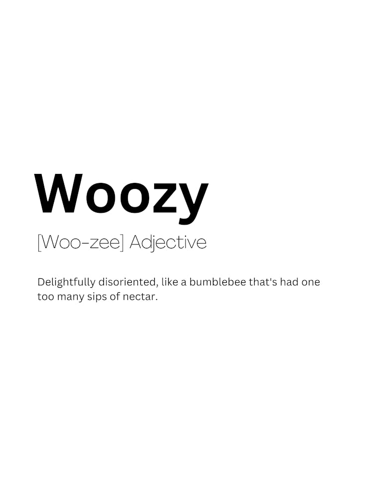 Woozy Definition Meaning