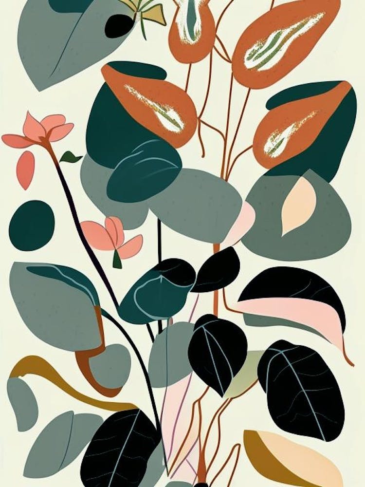 Wild Ginger Wildflower Modern Muted Colours