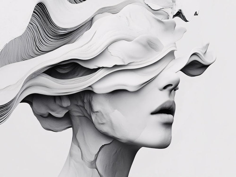 Abstract Portrait Of A Woman 12