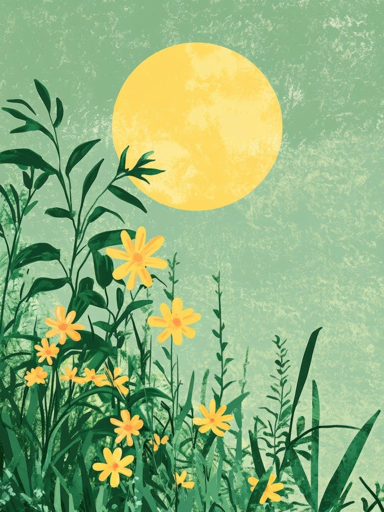 Yellow Flowers In The Meadow