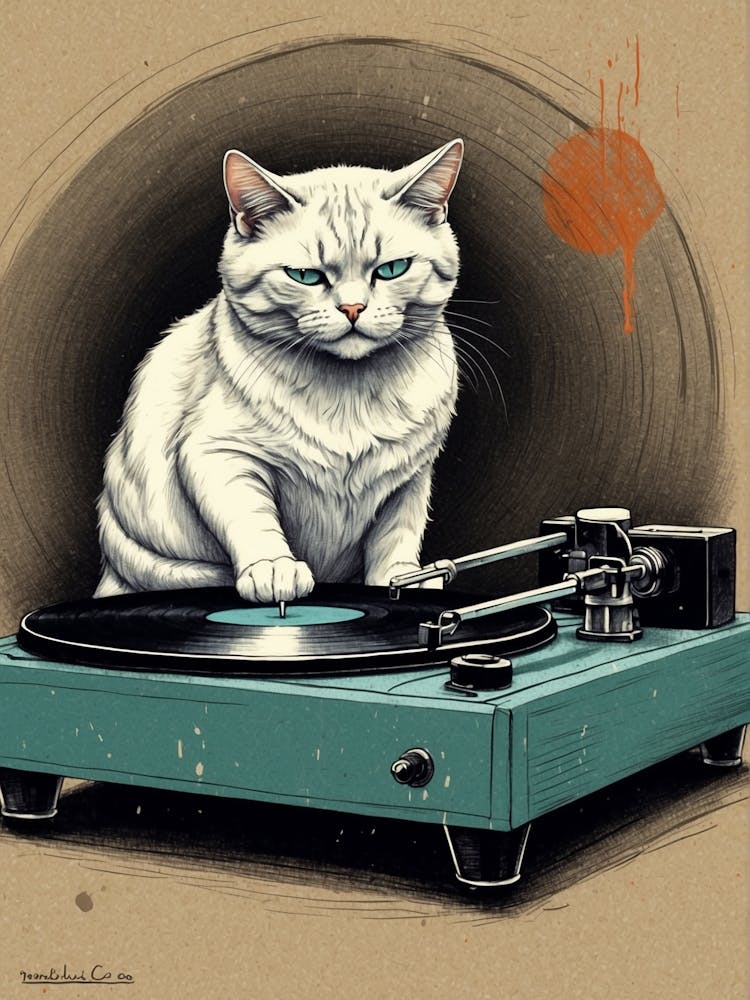 Chat Sur Platine