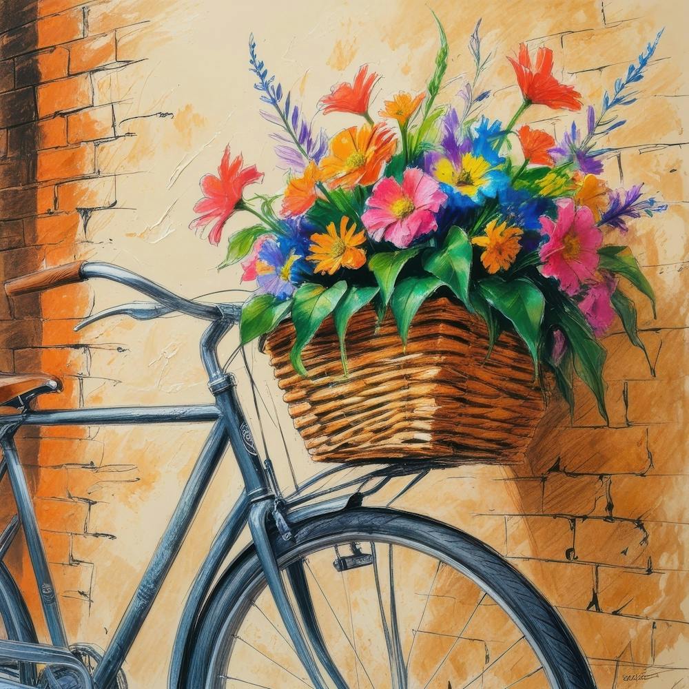 Bicycle With Flowers