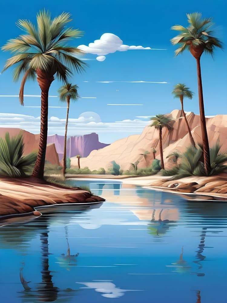 Sea And Mountain Art