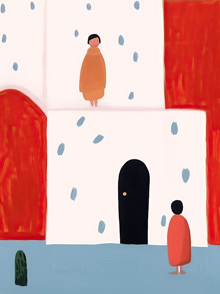 Holidays In Morocco, Tiny People And Illustration 3