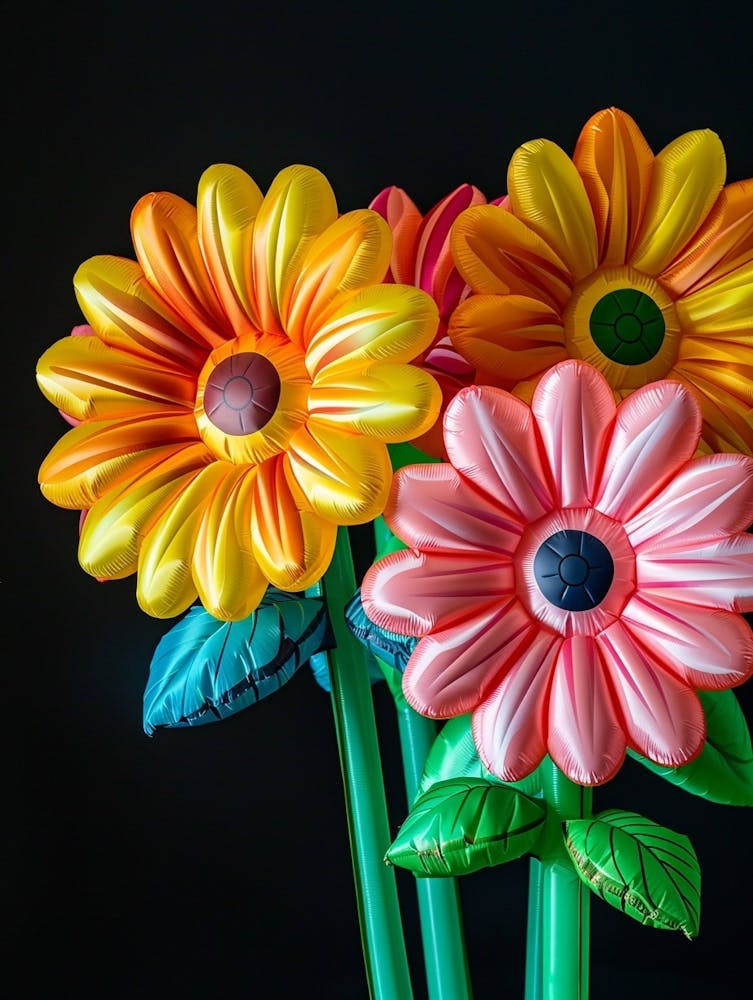 Bright Inflatable Flowers Sunflower 1