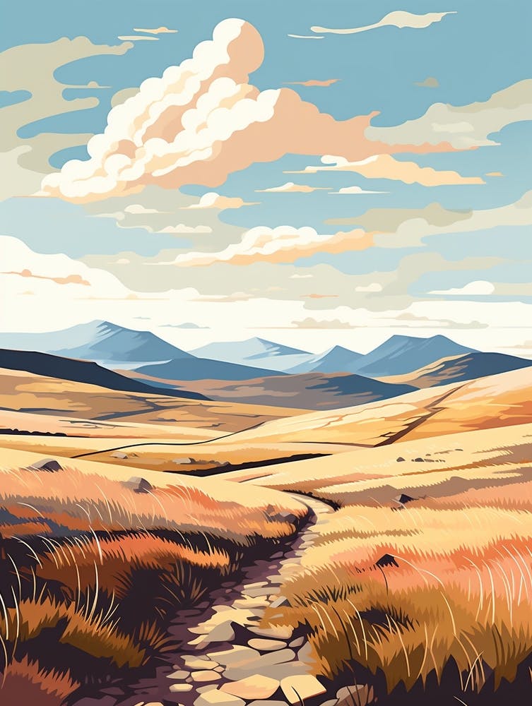 The East Highland Way Scotland 1 Hiking Trail Landscape