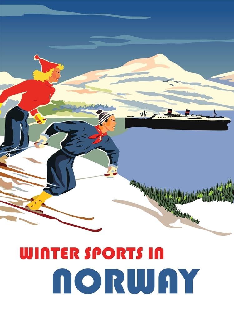 Winter Sports In Norway