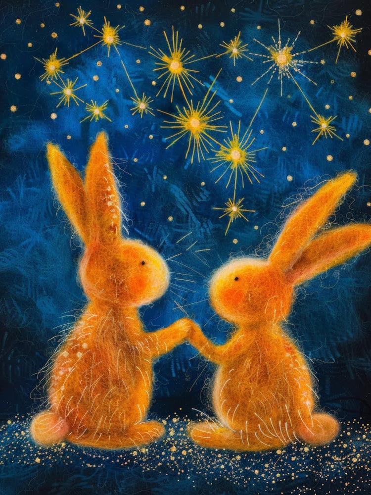 Rabbits With Stars