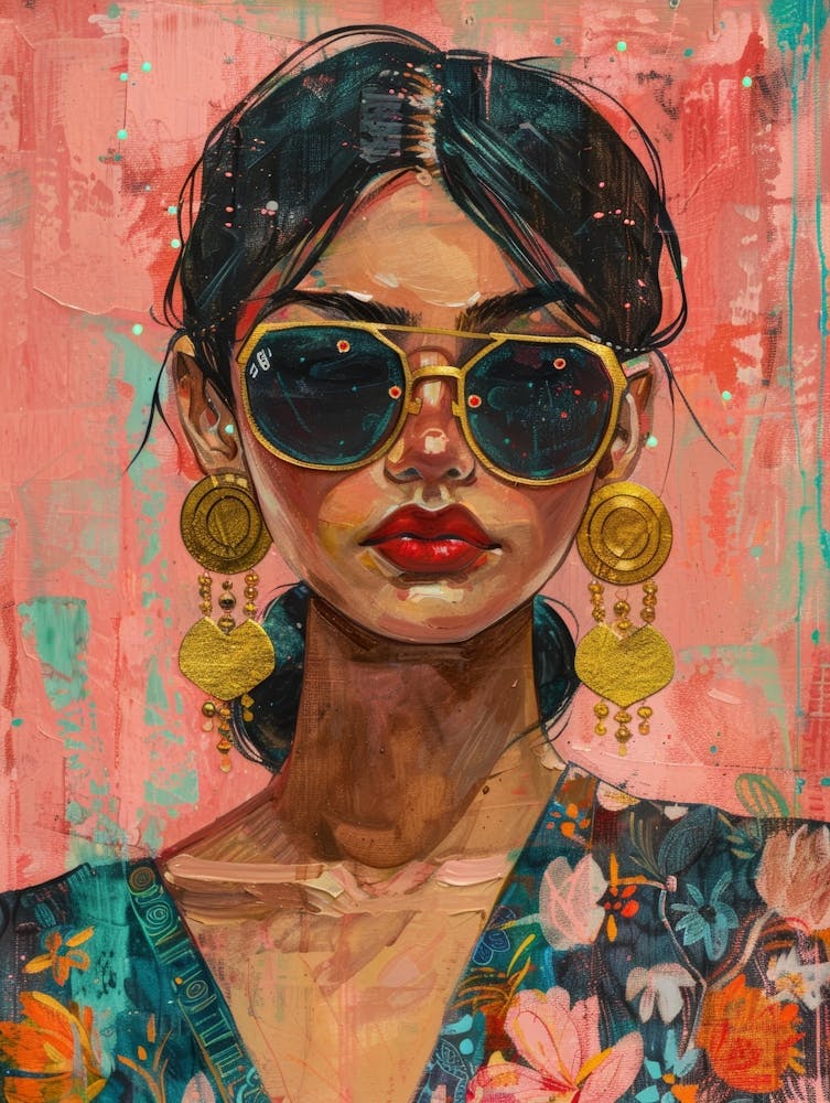 Frau Mit Sonnenbrille 2