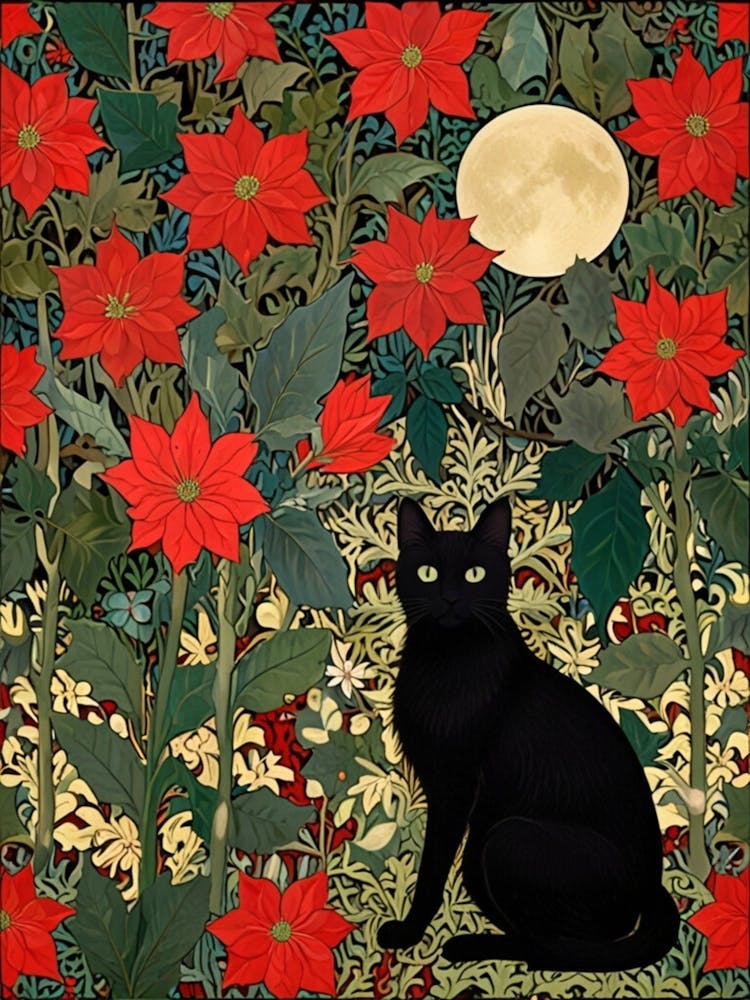 William Morris Poinsettia