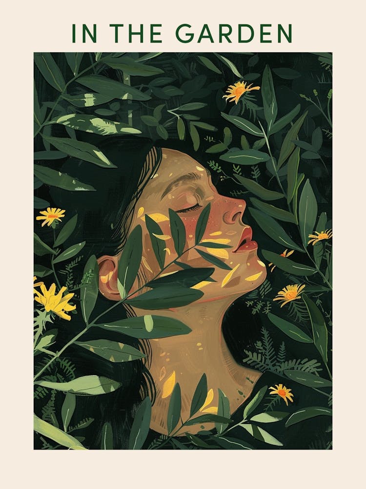 Dans Le Jardin Affiche Green 4